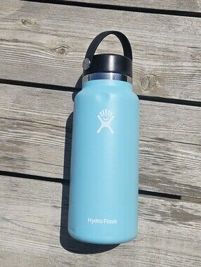 Hydro Flask 32oz Wide Mouth Water Bottle In Dew / Mint Green / Blue
